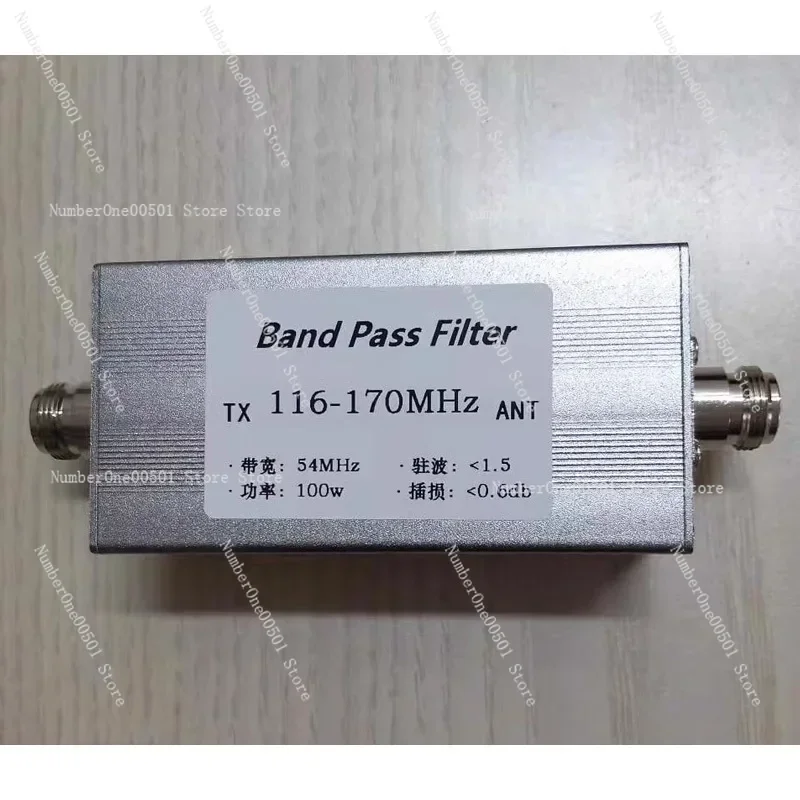 

116MHz To 170MHz High-performance Bandpass Filter BPF N Female Socket Interface Increases Communication Distance