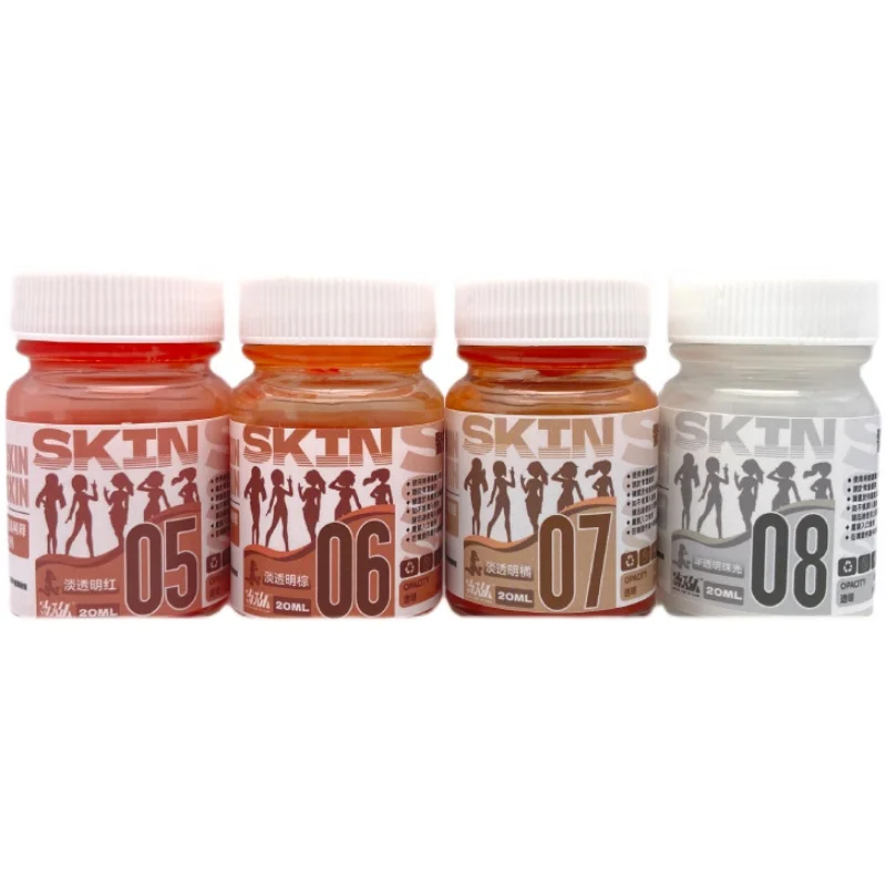 الجلد لون رذاذ الطلاء نموذج تلوين الجلد سلسلة الفتاة المعطف الخفيف اكسسوارات أدوات هواية 20 مللي DIY بها بنفسك هواية #2