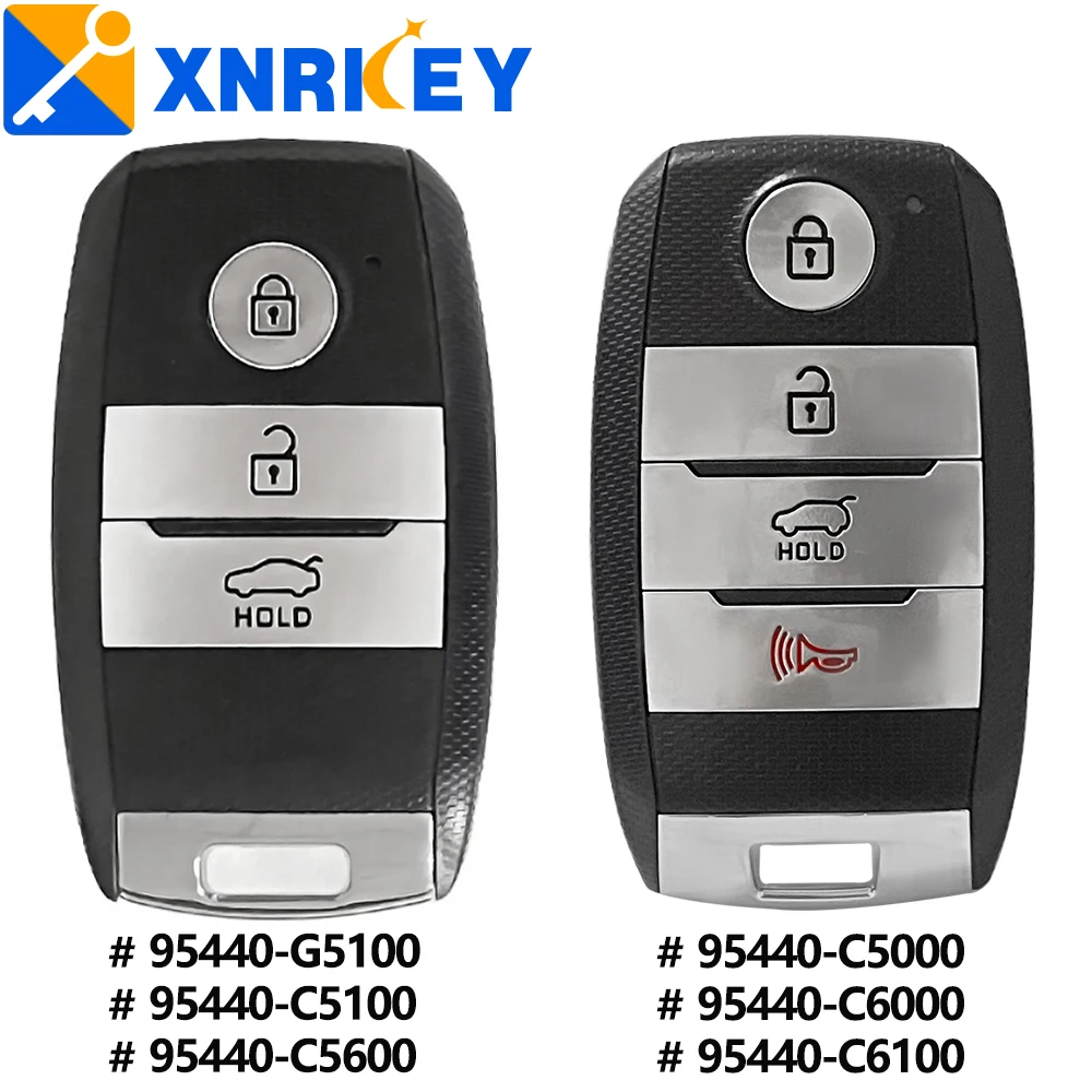 

XNRKEY 2015-2019 для KIA 433 МГц ID47Chip Smart Car Key 95440-C5000 95440-C6100 95440-C6000 95440-CS600 95440-C5100 95440-G5100