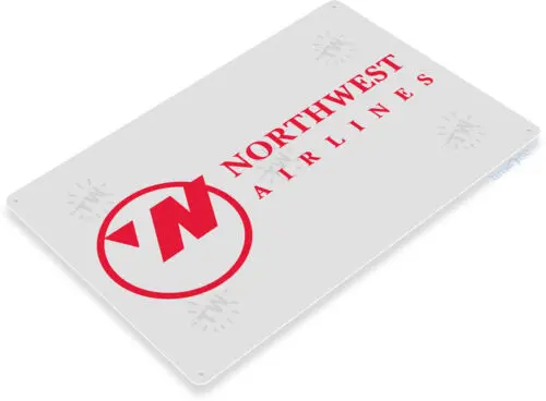 Northwest Airlines NWA Retro Logo Airplane Vintage Wall Art Décor Metal Tin Sign