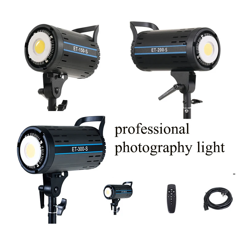 Professional Studio Light 300W High Lumen High Color Rendering Index LED Video Light for Photographic Lighting Wholesale