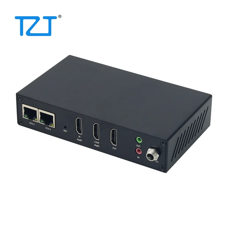 TZT LinkPi REC1 4K 60P HDMI-compatible Video Encoder Support Loop Output Low Latency Video Decoder H.265