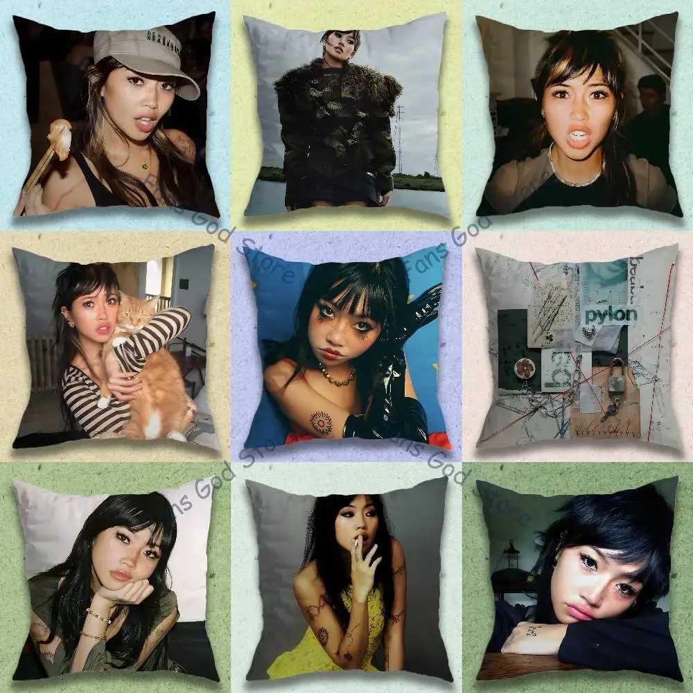B-Beabadoobee Memories Pillow Case For Sofa Decor Car Office Room Printing Cushion Cover Decorations and Protector