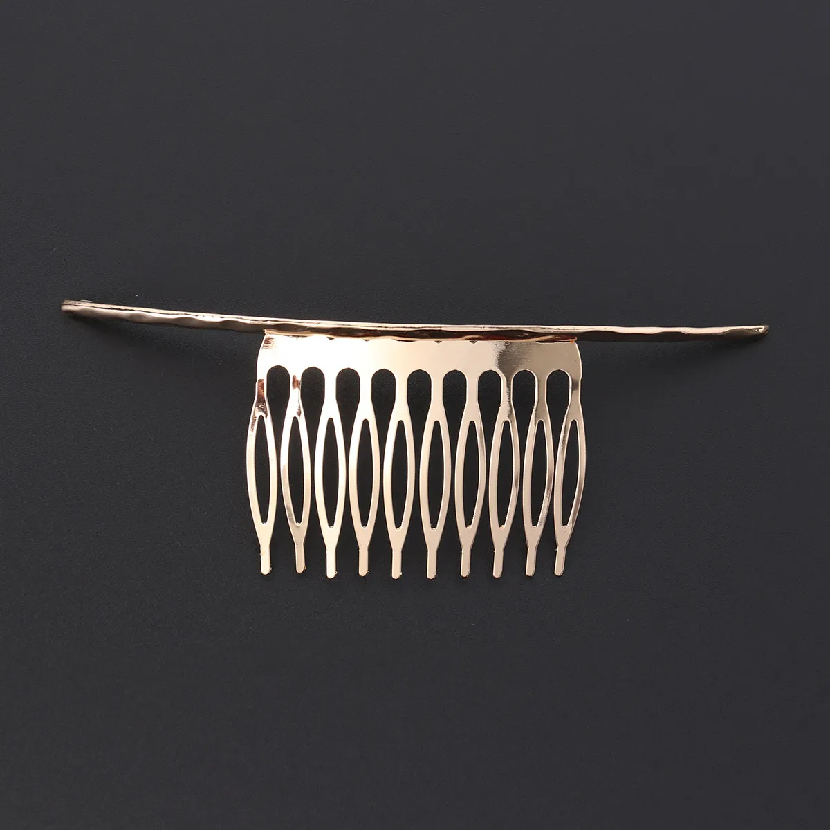 

Hair Comb Alloy Classic 10 Teeth Lightweight Side Comb Clip for Women Girls Bridal Slide Hairclip Pin Slide Hairclip