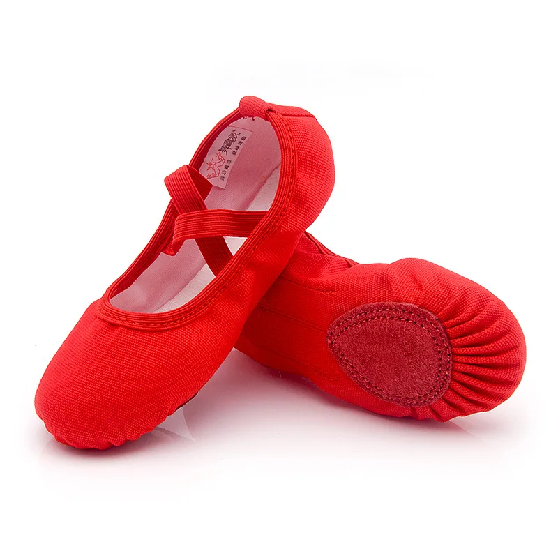 Zapatos de baile para niños sin cordones, Niñas con suelas suaves, baile y niñas que practican artes marciales. Yoga y ba chinos