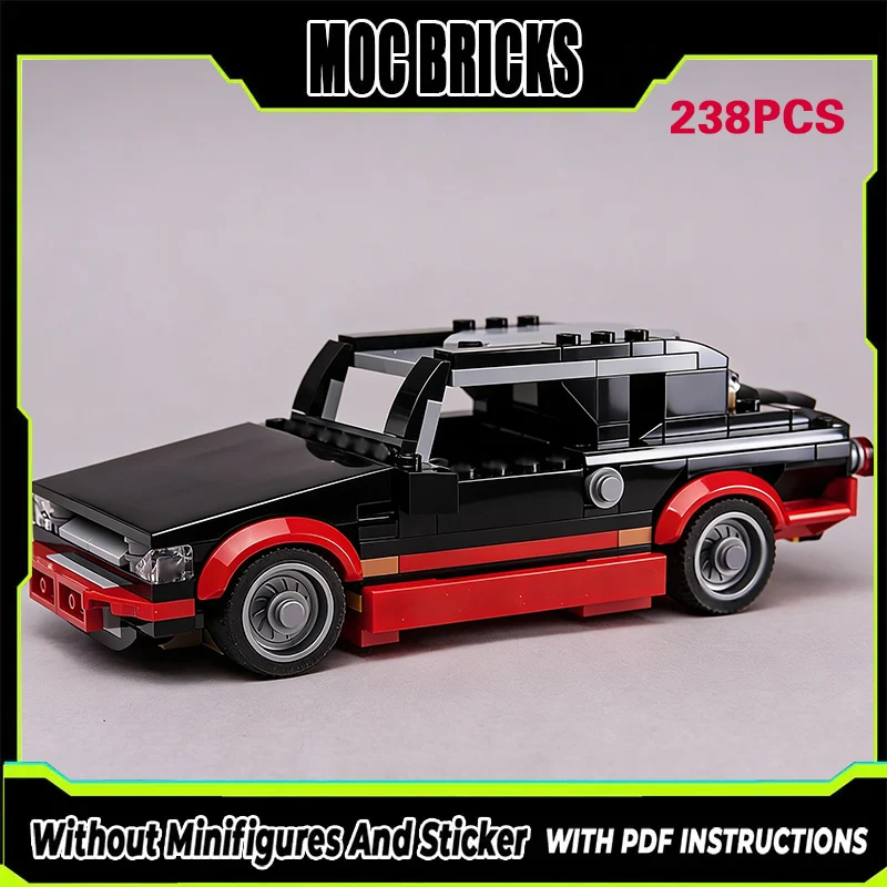 

Speed Racing Car Model MOC Building Bricks Black Drift Coupe Modular Technology Gifts Holiday Assemble Children Toys Suit