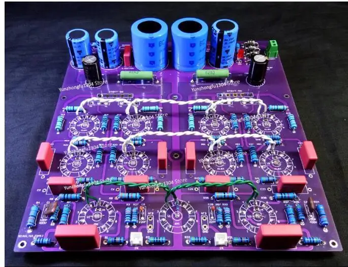 Electronic tube gallbladder machine EL84 parallel push-pull gallbladder machine 2*20W gallbladder machine power amplifier PCB