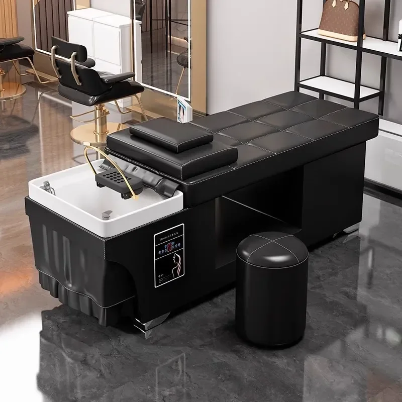 Full Body Shampoo Bed with Fumigation Water Heater Thai Water Circulation Hair Treatment Reclining Chair for Beauty