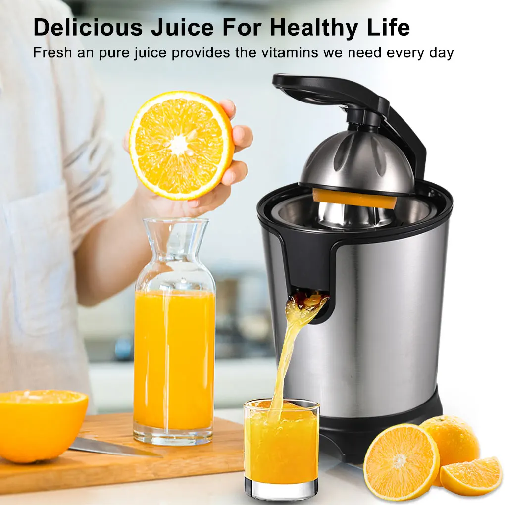 Electric Orange Juicer Squeezer Large Capacity Removable Citrus Juicer Squeezer for Orange Lemon Grapefruit Pressed Extractors