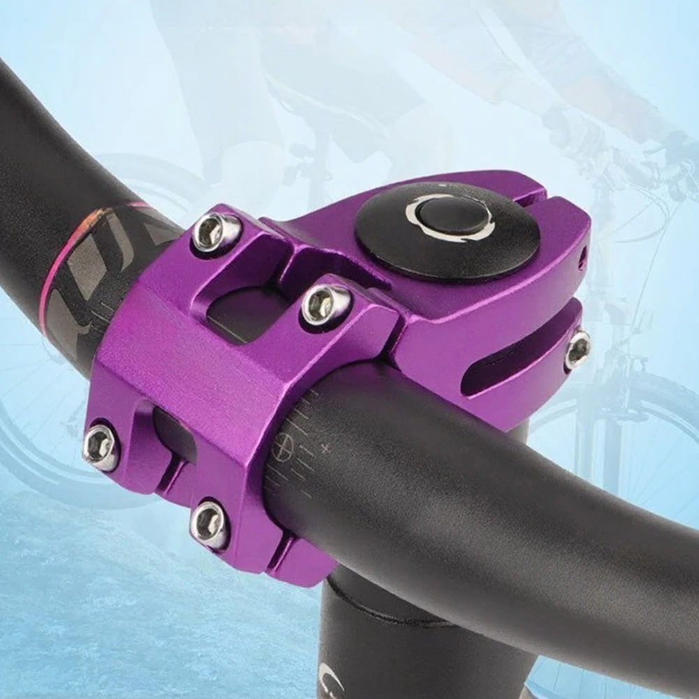 Portable Mountain Bicycle Aluminum Alloy Short Handlebar Stem Road Bike Colorful Cycling Short Stem Bicycle Cycling Accessories
