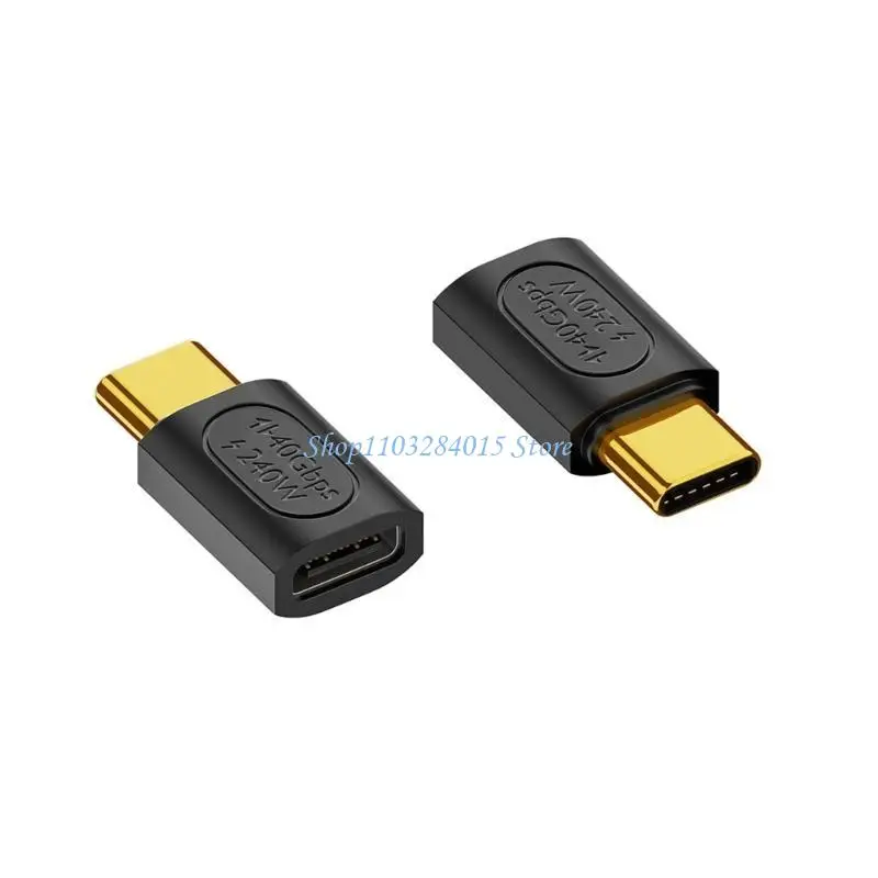 

R6FF Type C Male to Female Adapter Extender Quick for Laptop, Tablet, and More