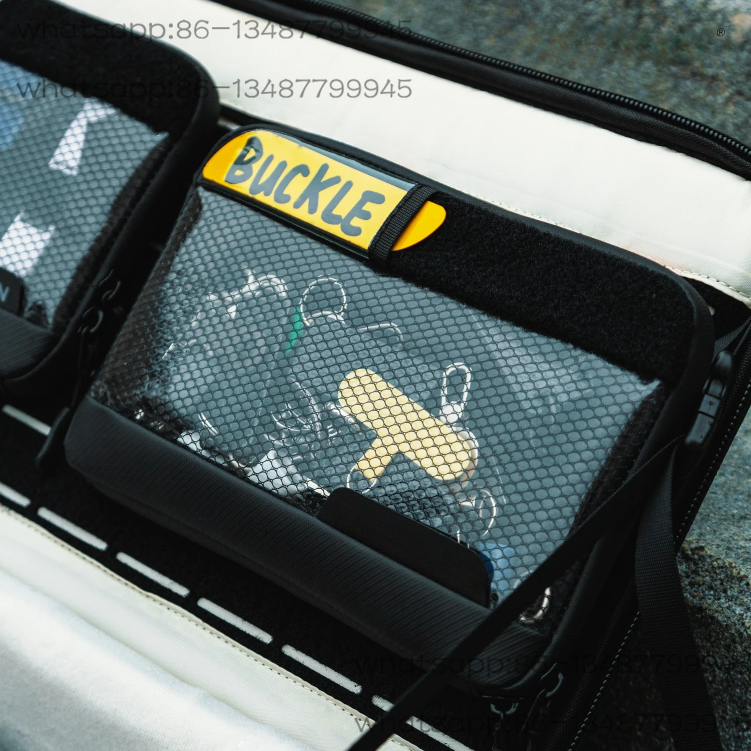 Saco de armazenamento transparente em camadas Ba