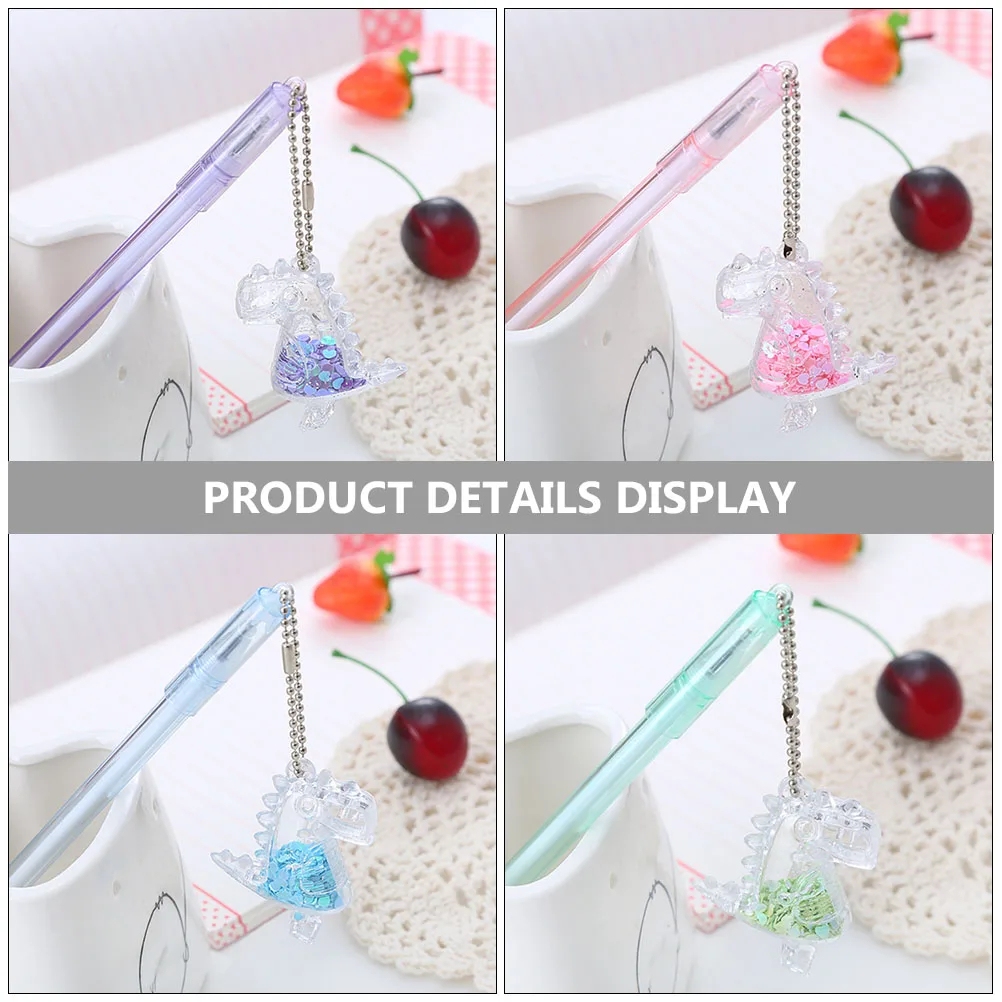 

Dinosaur Pendant Pens Novelty Dragon Cartoon Gel Funny for Girls Ink Kids Creative Drawing