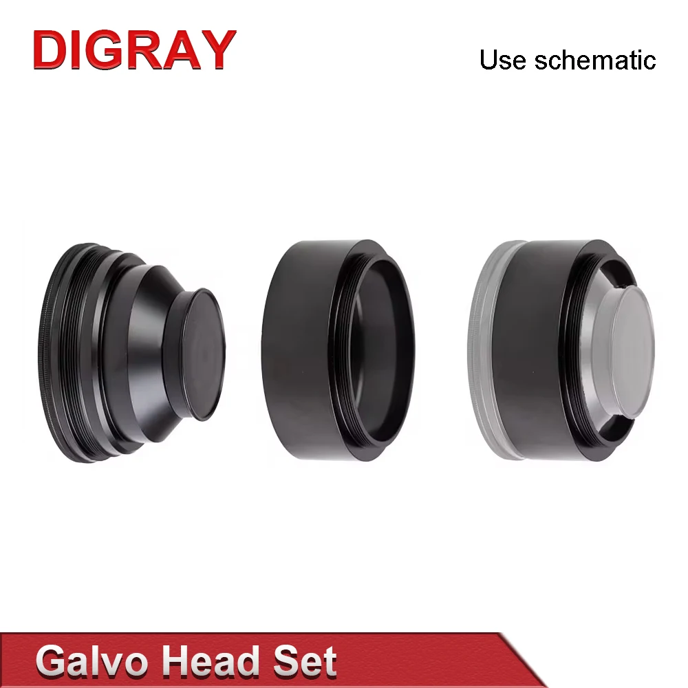 DIGRAY Scan Lens Adapter Ring M79/M67 Change to M85 Extend Ring Width 15mm 18mm 28mm 32mm for Laser Marking Machine