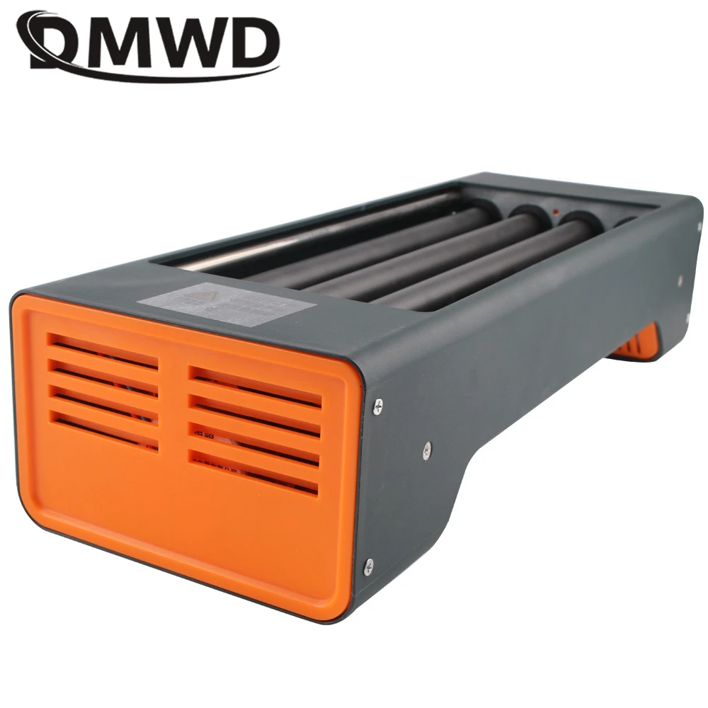 DMWD Electric Sausage Machine Hot Dog Roller Baking Grill Mini Oven Sandwich Roasted Egg Sandwich Breakfast Maker Barbecue Tool