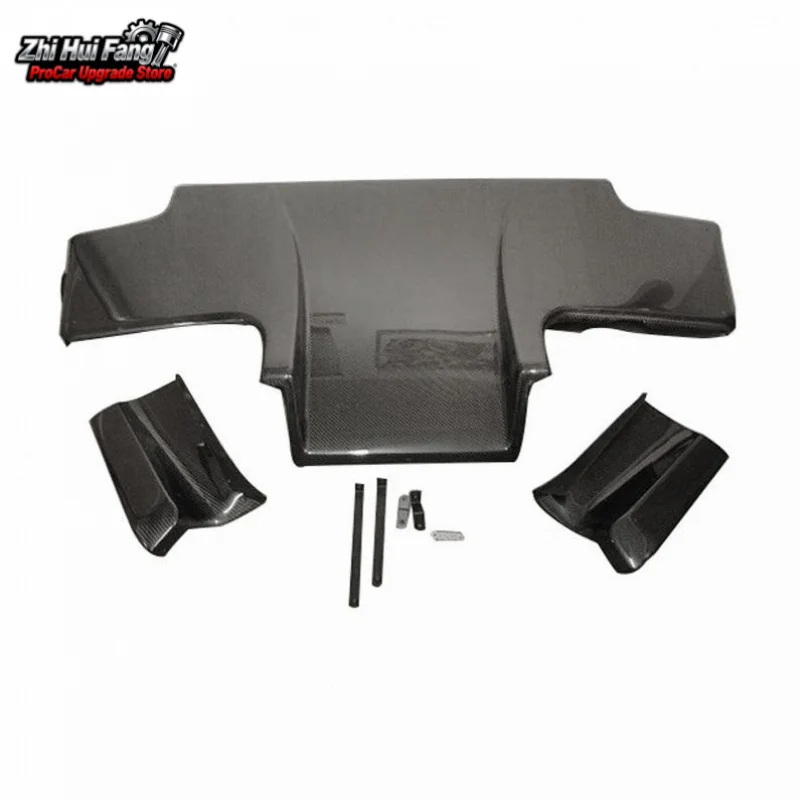 

Подходит для Nissan Skyline R32, модификация из углеродного волокна, верхняя часть спойлера задней губы, базовая пластина, задняя задняя губа