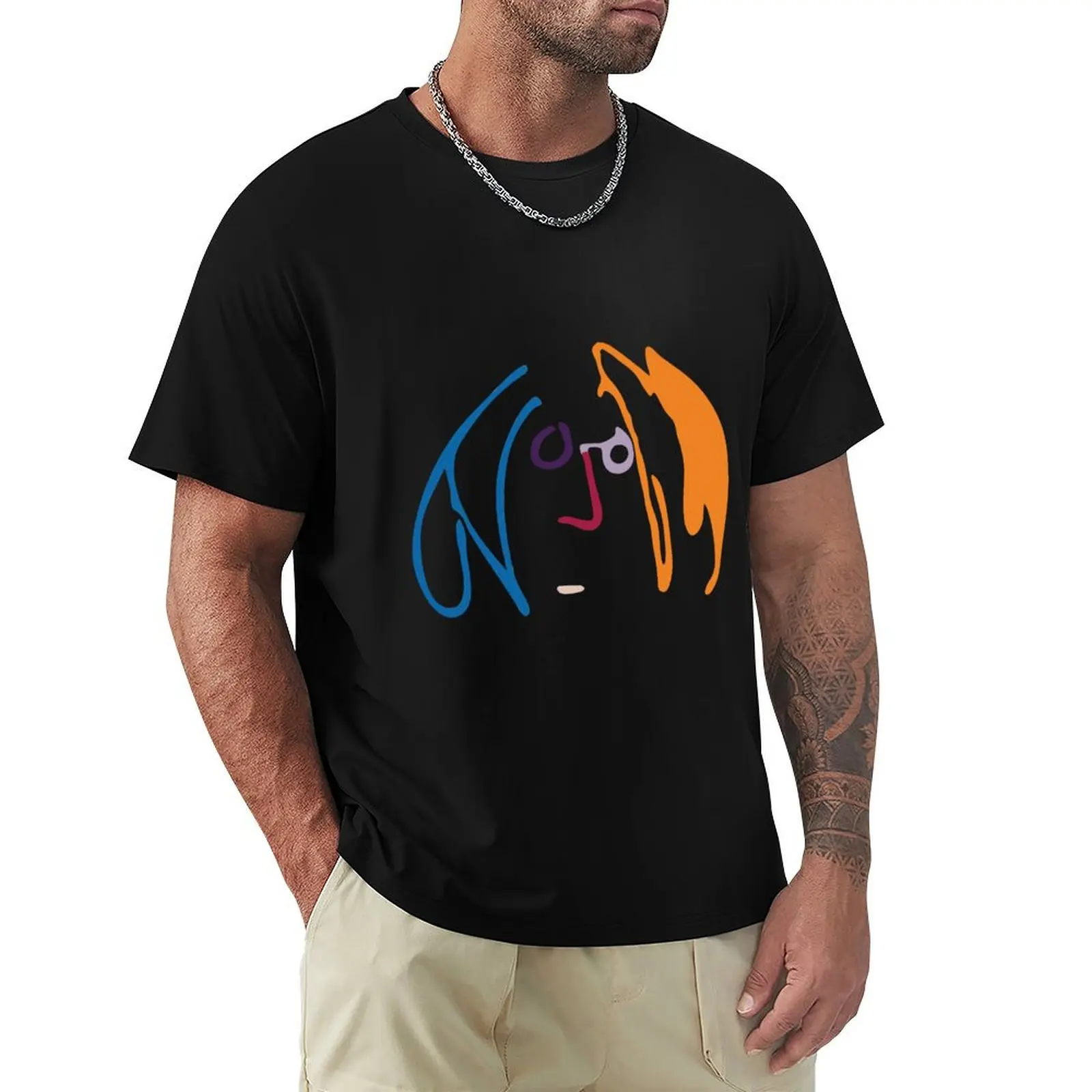 John Beetle portrait T-Shirt Sports Basic Short Sleeve T-Shirt