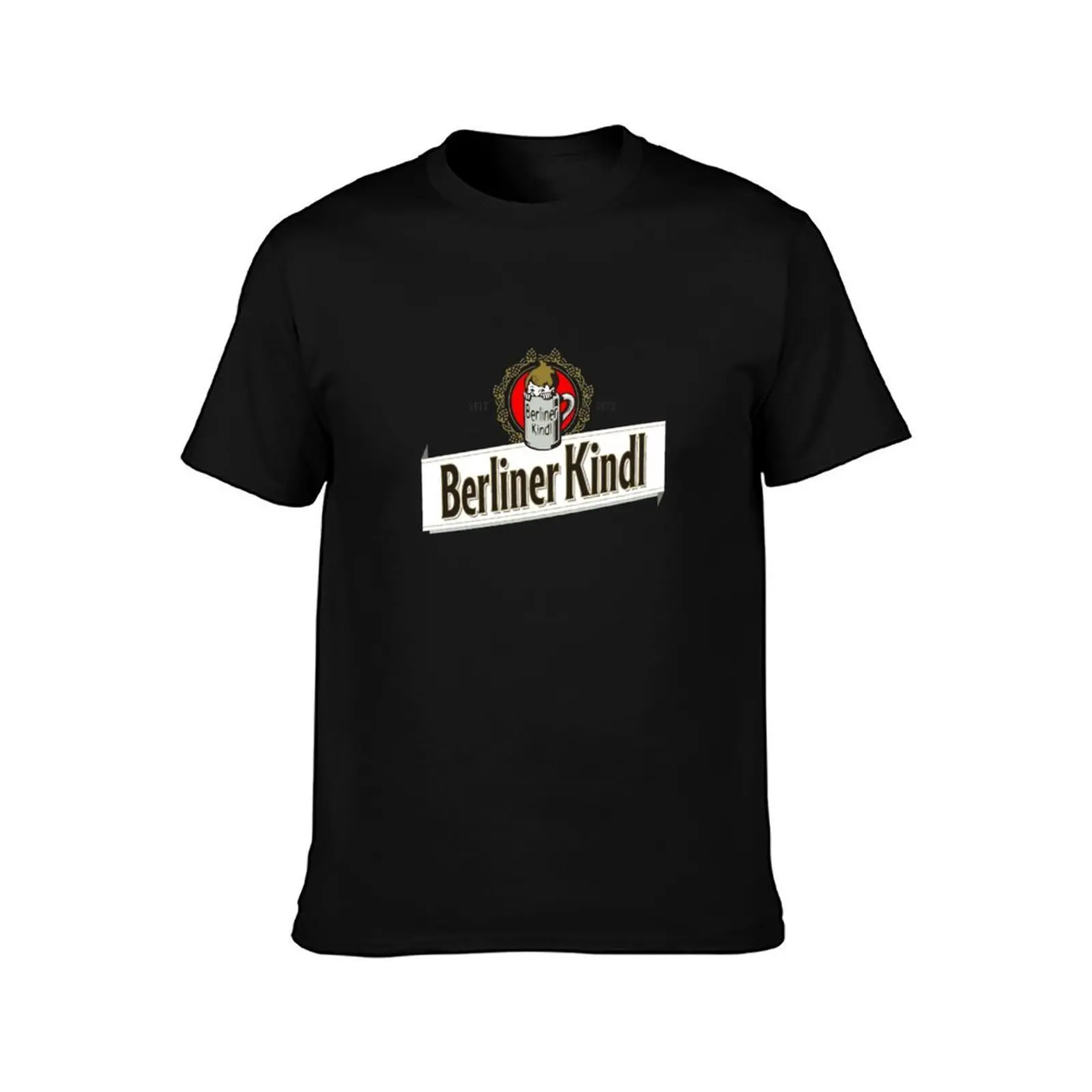 hidden gem<>,Berliner Kindl Berliner Kindl ,Berliner T-Shirt Summer Casual Cotton Tee Oversized Streetwear Tops
