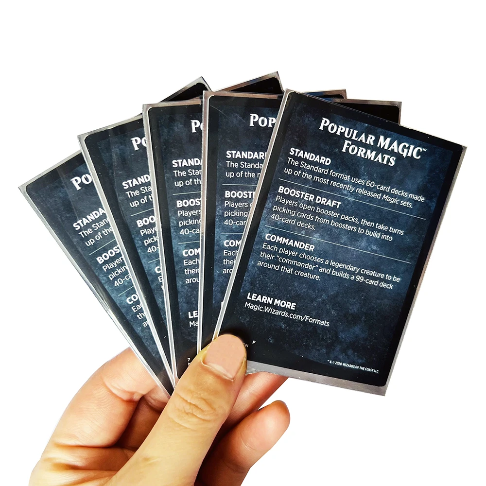 カードプロテクター60枚,標準サイズのアニメーションメージmtgのカード