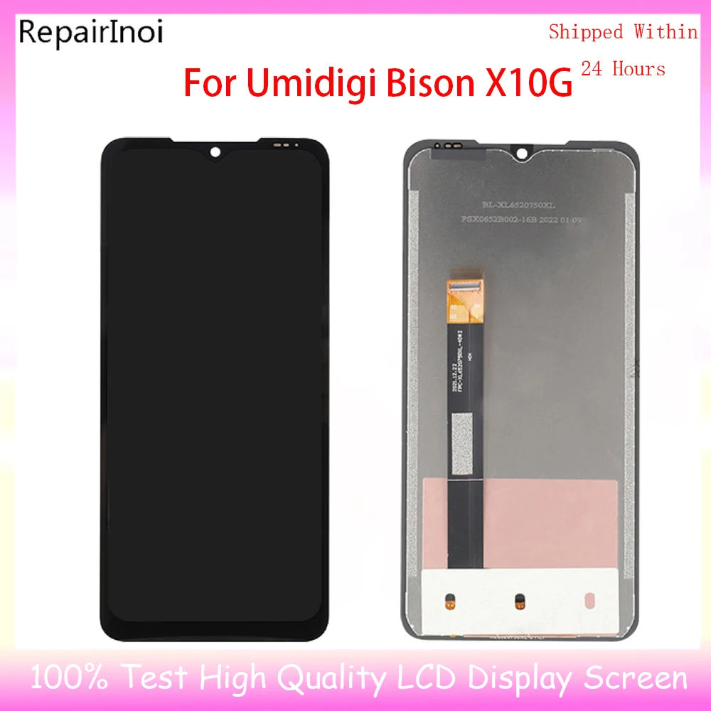 100% Tested LCD Display For Umidigi Bison 2020 2021 X10G X10S X20 GT GT2 Pro LCD Display Touch Screen Panel Assembly Replacement