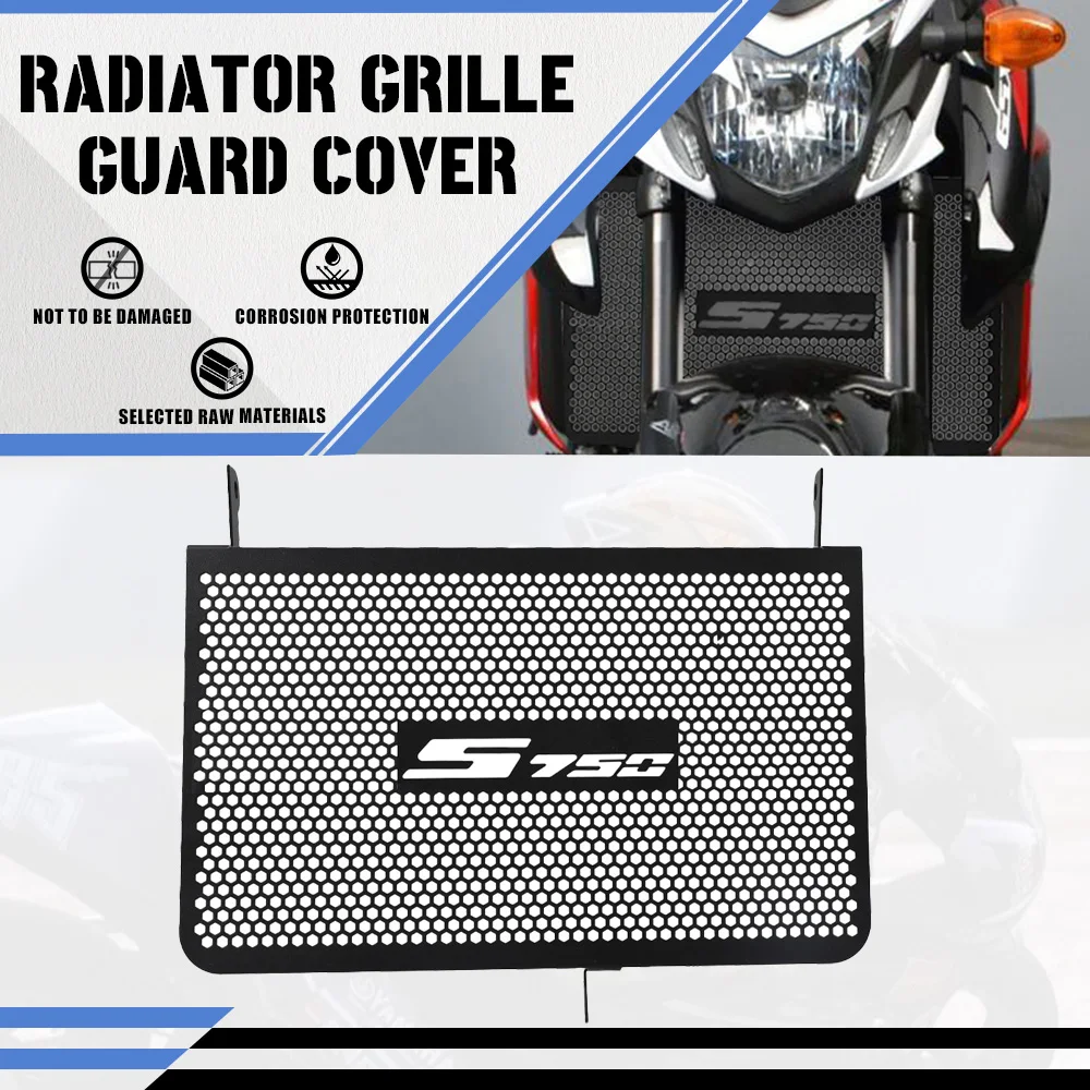 

2026 2025 Motorcycle Accessories Radiator Guard Grille Cover Protector FOR Suzuki GSX-S750 GSX-S750Z 2017-2021-2022-2023-2024