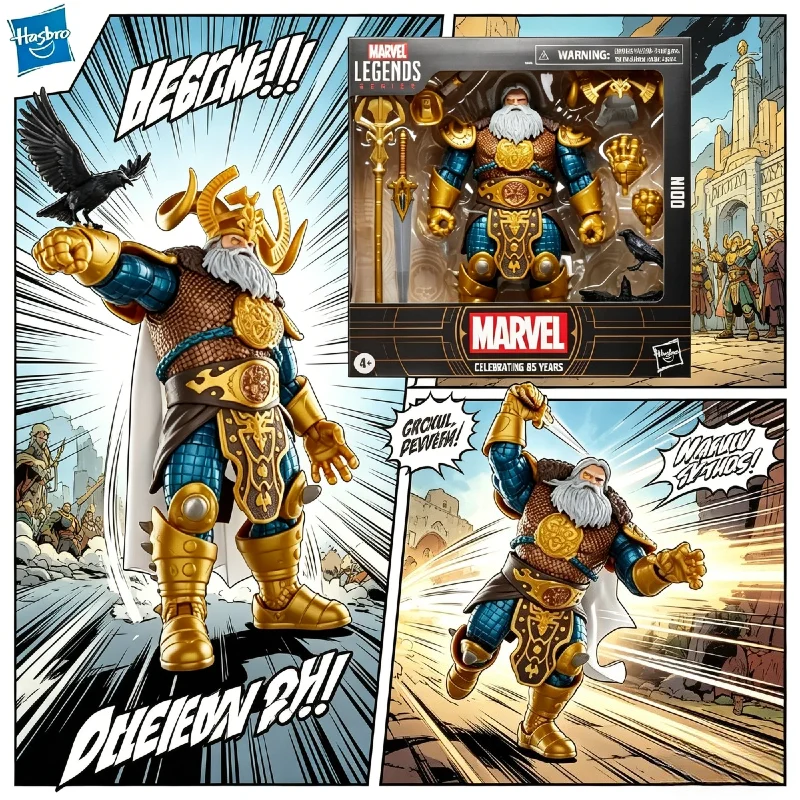 

[In-Stock] Hasbro Marvel Legends Series Odin Deluxe 6-Inch-Scale 20.8cm Anime Action Figure Nice Collectible Model Toys