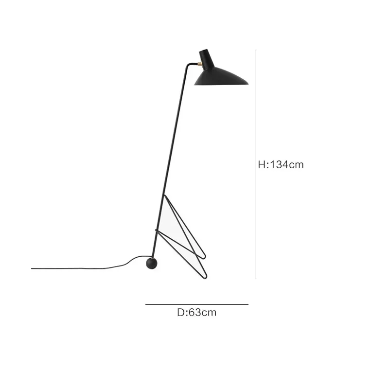 Modern Tradition Tripod E27 Led Floor Lampsfor Living Room Sofa Side Standing Light Bedroom Beside Lamps Home Decoration Light image 6