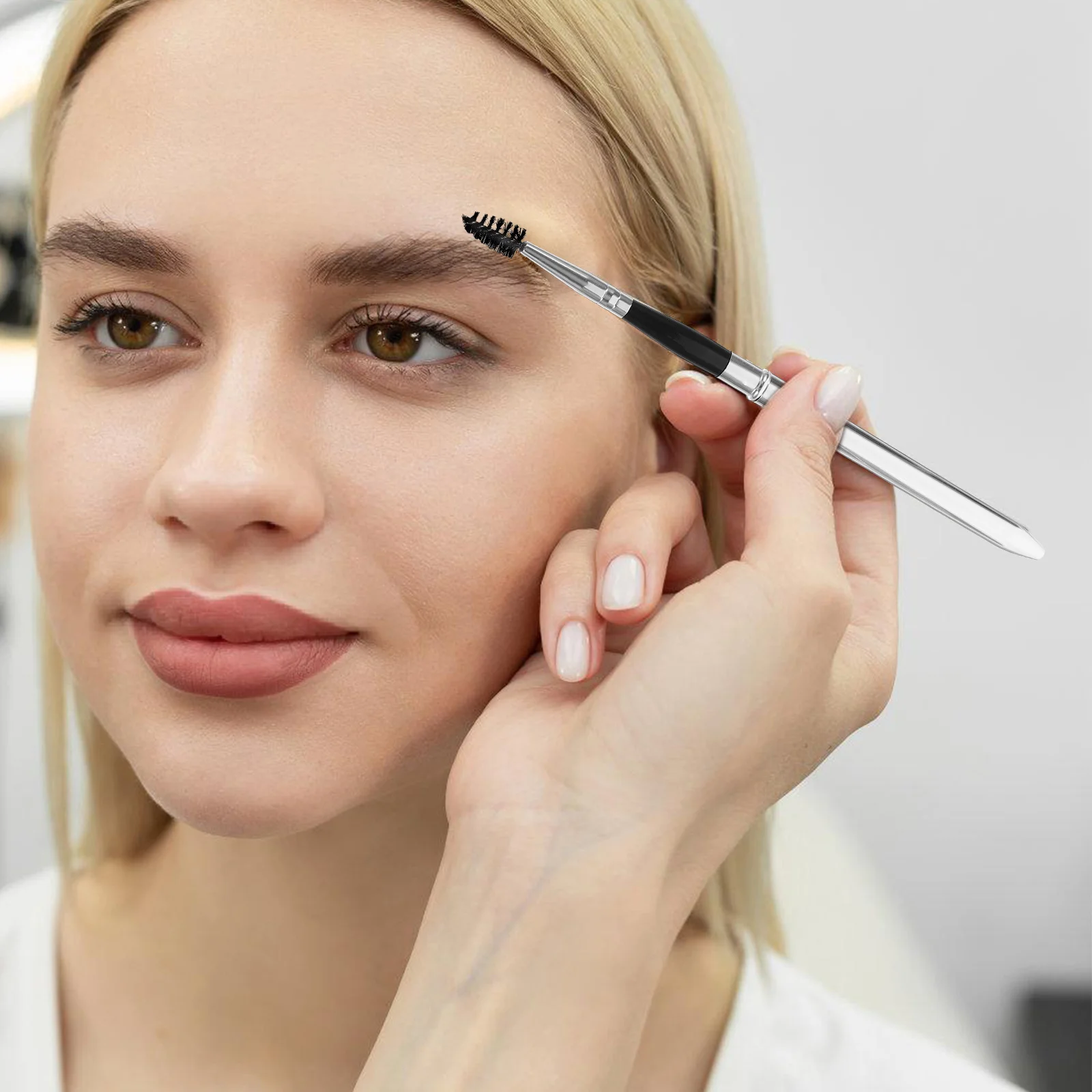 2pcs Eyelash Brush Lash Curler Applicator For Women Mascara Wand Tool Portable Eyebrow Makeup Brushes Easy Use