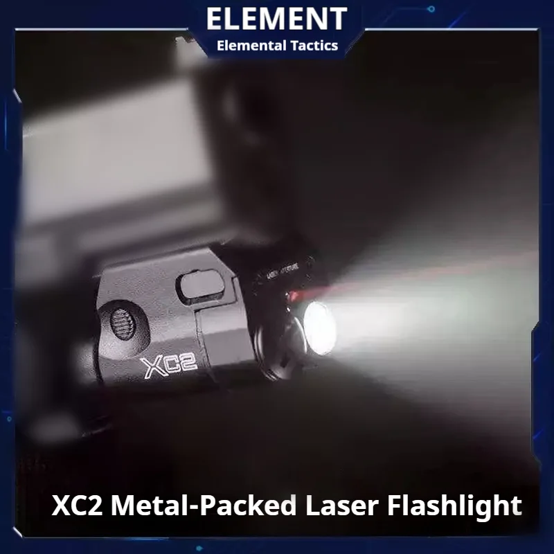 

Тактический фонарик Element XC1 XC2, красный лазерный Glock 17 G17 G19, пистолет для страйкбола, аксессуар для разведки, подходит для планки Пикатинни 20 мм