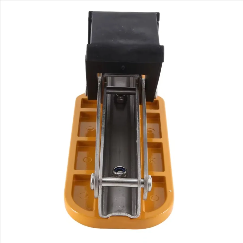 Folding Pedals Auxiliary Multi-Functional Hook Pedals Bracket Pedals Easy Install Universal Yellow