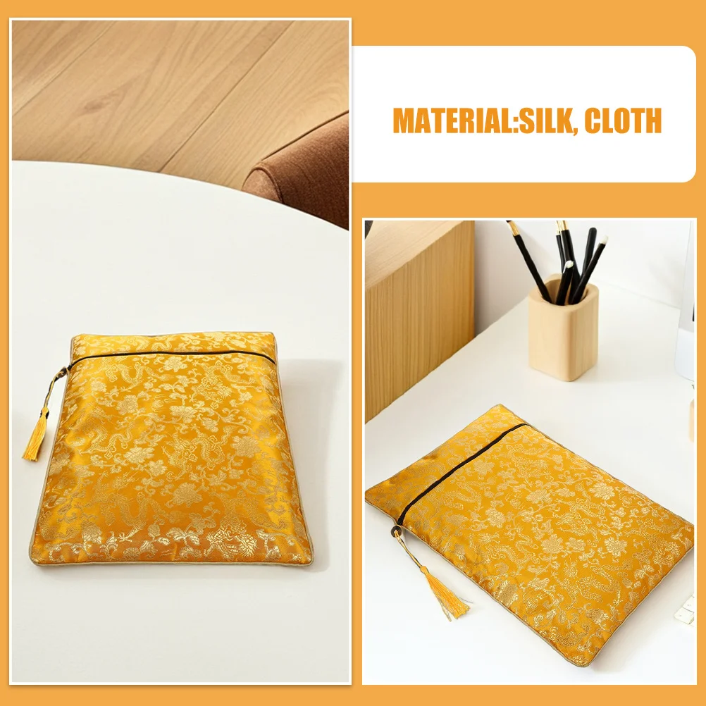 2Pcs Bible Book Covers Zipper Pouch Travel Organizer Case Protective Storage Bag Art Pencil Case