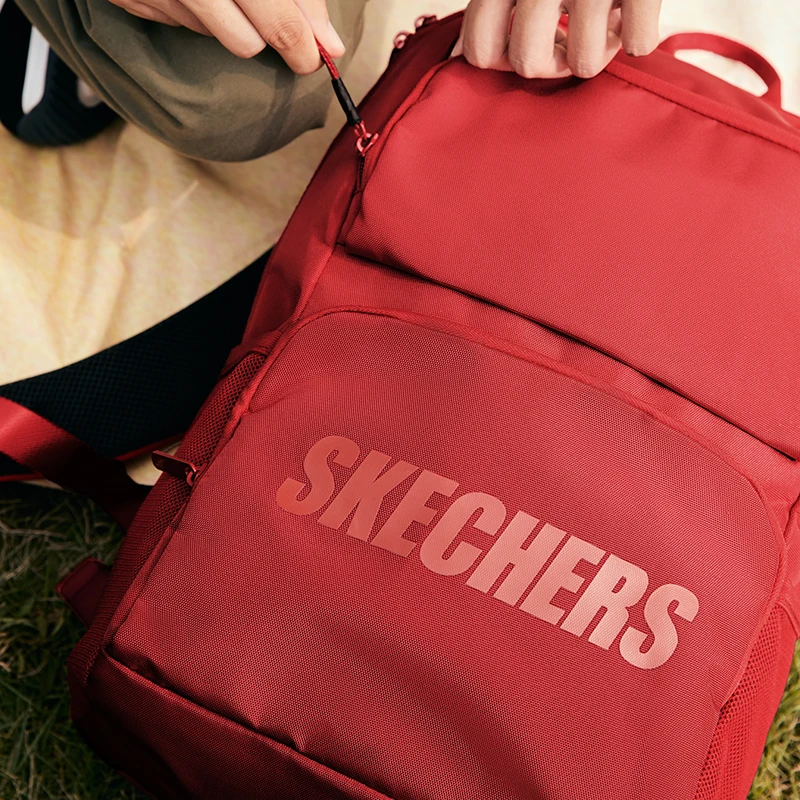 Skechers-mochila multi-camada impermeável para homens e mulheres, mochila oxford elegante, de grande capacidade, simples, para sair do país, para estudante