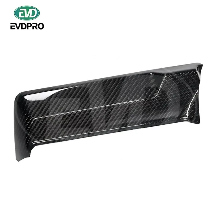 For Chevrolet Corvete C8 Z51 Z06 2020-2023 Dry Carbon Fiber Center Dashboard Navigation Screen Cover Lhd 4