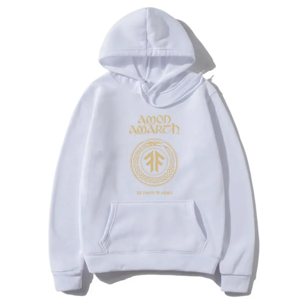 Rockband Amon Amarth Hoodie das Streben nach Vikkiings Pullover Dämmerung der Donner Gott Trainings anzug Herren übergroße Streetwear