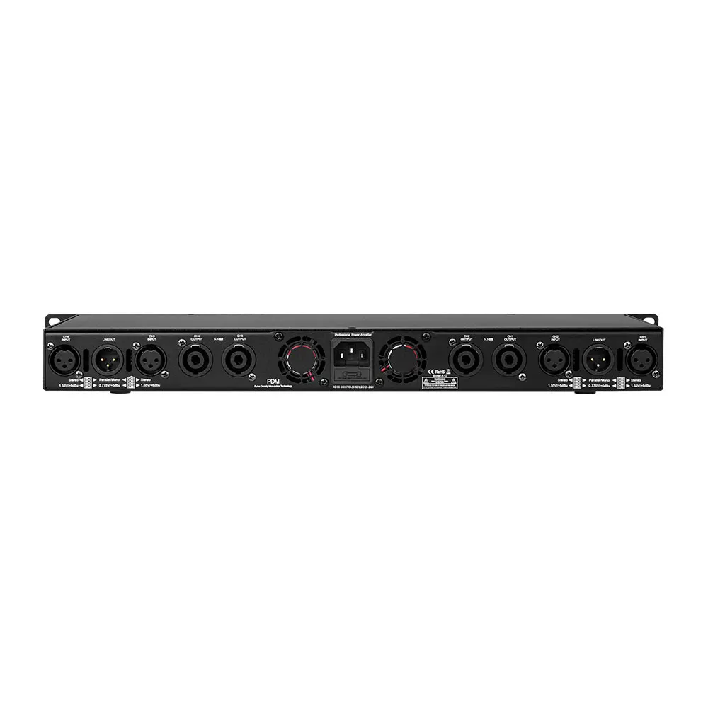 DA4600 Class D 4 Channel 2400w Digital Amplifiers Stage Karaoke power amplifier professional for DJ Audio Sound Processor System