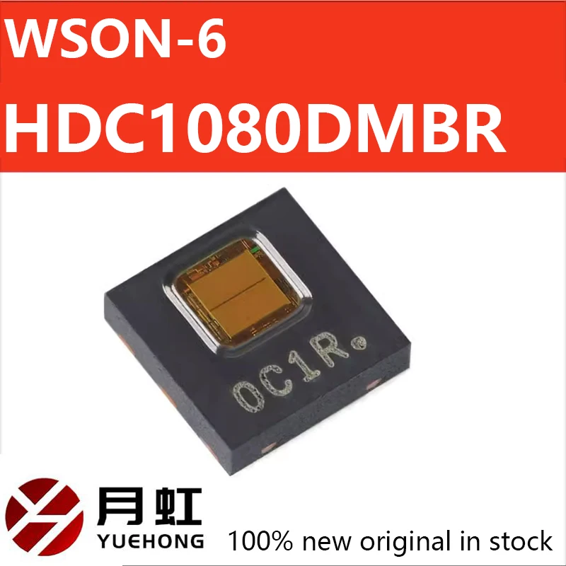 1/10/50pcs Original genuine HDC1080DMBR SMT WSON-6 high-precision digital humidity and temperature sensor chip