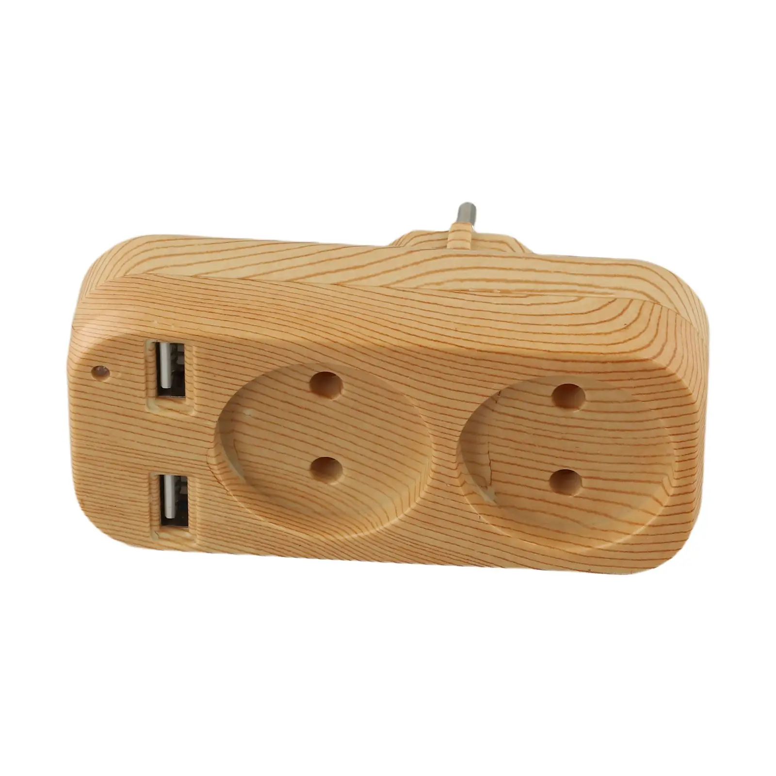 Charging Station Euro Travel Adapter Compact Travel Adapter 2 USB Ports ABS Material Compact Design Fast Charging