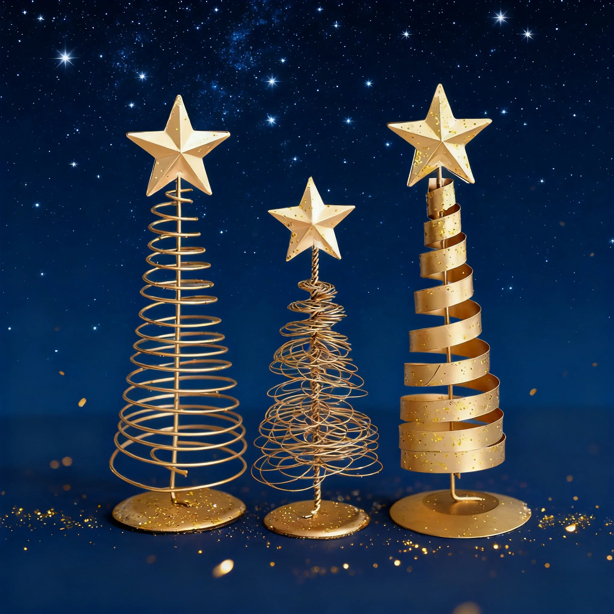 Newest 1pc 17.78cm Mini Star Christmas Trees Creative Tabletop Small Sculpture, Christmas Festive Atmosphere Decoration Ornament