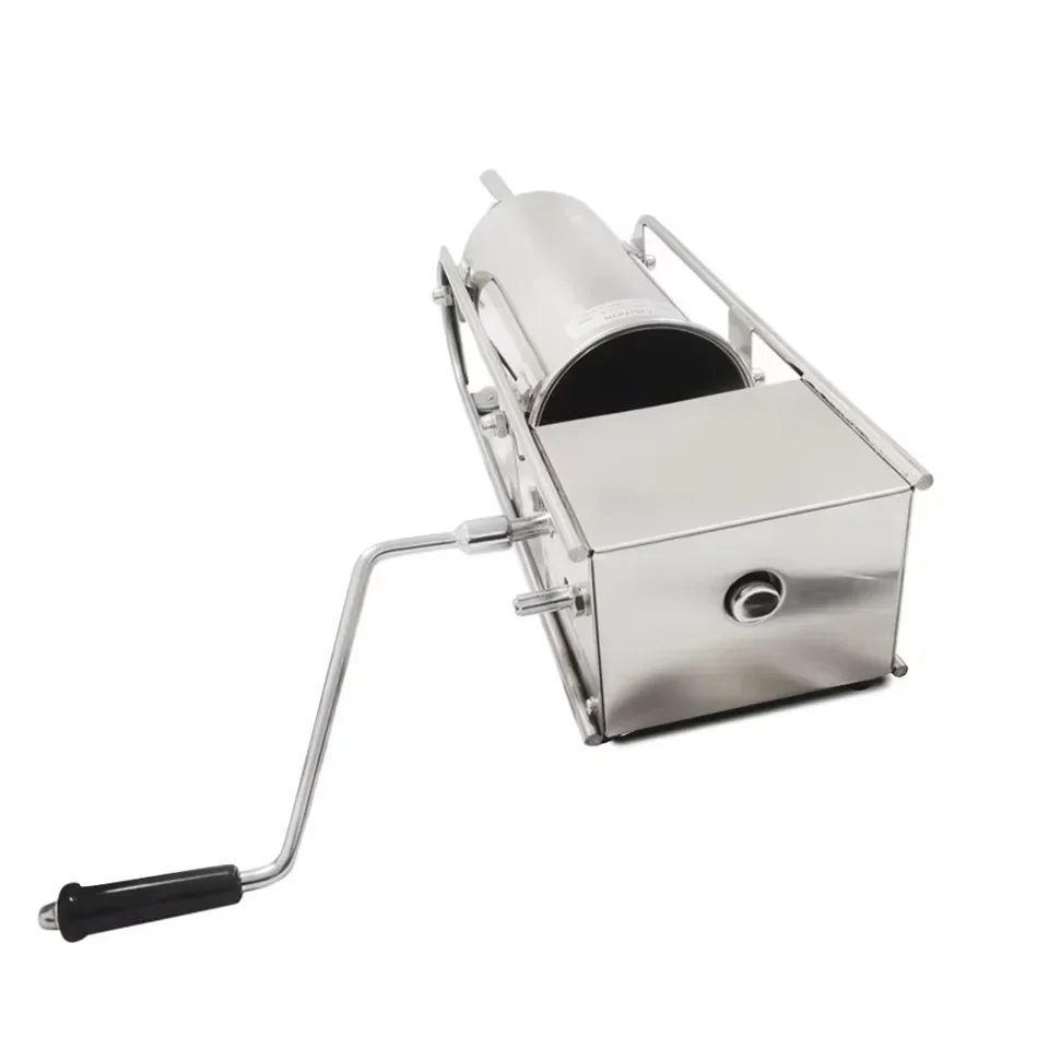7L Horizontal Stainless Steel Sausage Stuffer for Hotel Restaurant Home Kitchen Meat Processing Latin Fried Dough Stick Machine view 3