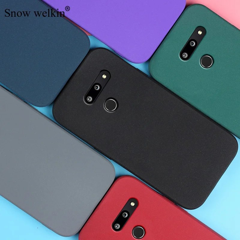 Sand Matte Soft Silicon Full Protect Shockproof Anti-Slip Case For LG G8 G8X G8S G7 G6 Velvet ThinQ Phone Case Cover