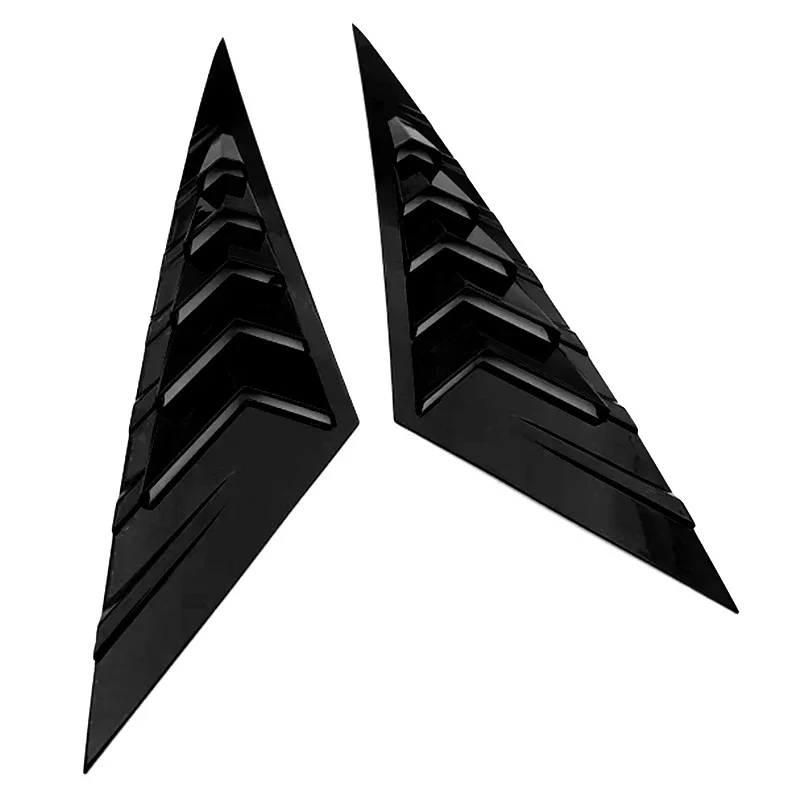 2Pcs Car Rear Side Vent Window Scoop Louver Trim Stickers Fit For Hyundai Elantra 2021 Carbon Fiber Modification Car Accessories