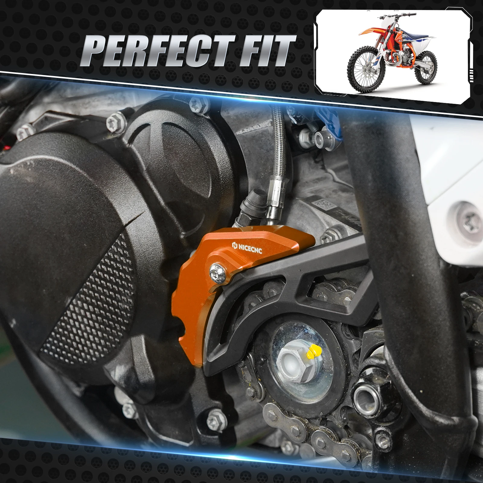 NICECNC Für KTM EXC 300 XCW 250 2024 2025 Kupplungs-Slave-Zylinder-Abdeckung Für Husqvarna TE 300 TE 250 TX 300 GasGas EC 300 EC 250 – Detail 9