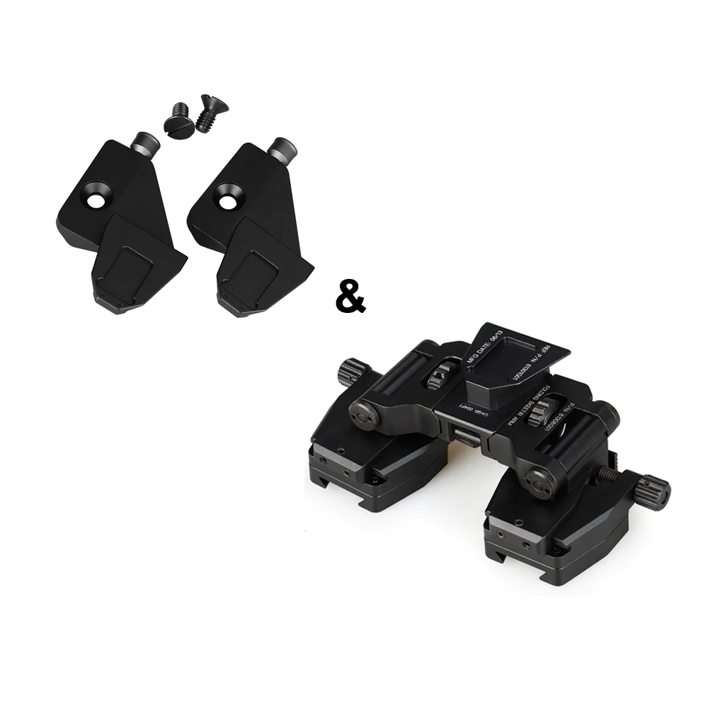 Gratis Verzending PVS14 Nvg Verrekijker Brug Bril Stent Overslaan Rhino Mount Nvg Armen Mount Voor L4 G24 Montage Helm Snelle mount