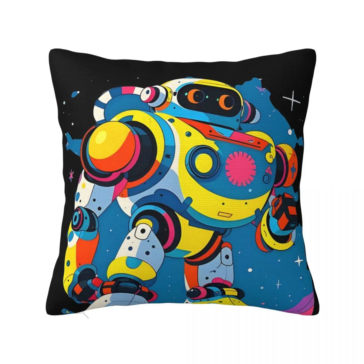 Astro Bot Astrobot Game Pillowcase Soft Polyester Cushion Cover Gift Pillow Case Cover Seater Zipper 45X45cm