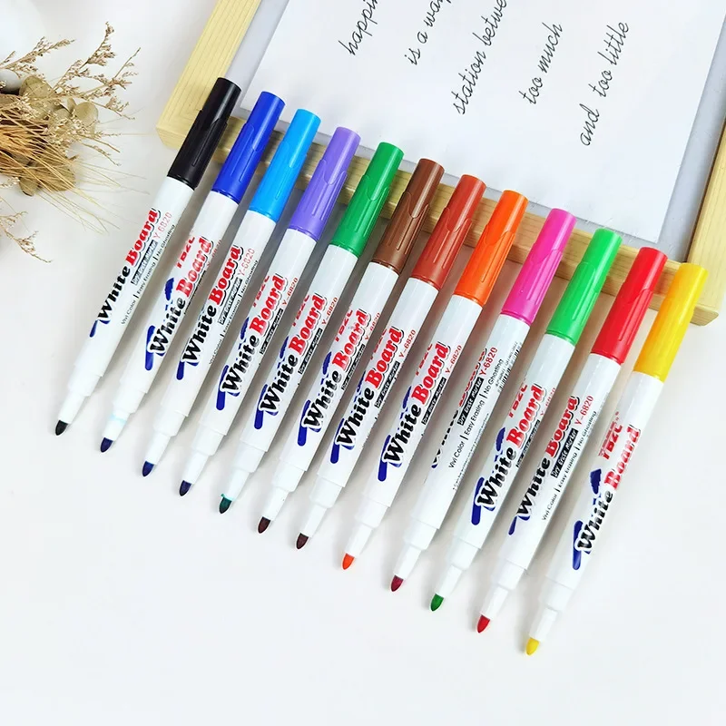 8/12 Colors Floating Ink Water Painting Pen Set Magical Color Markers for Interactive Doodle Drawing DIY Art Craft Stationery