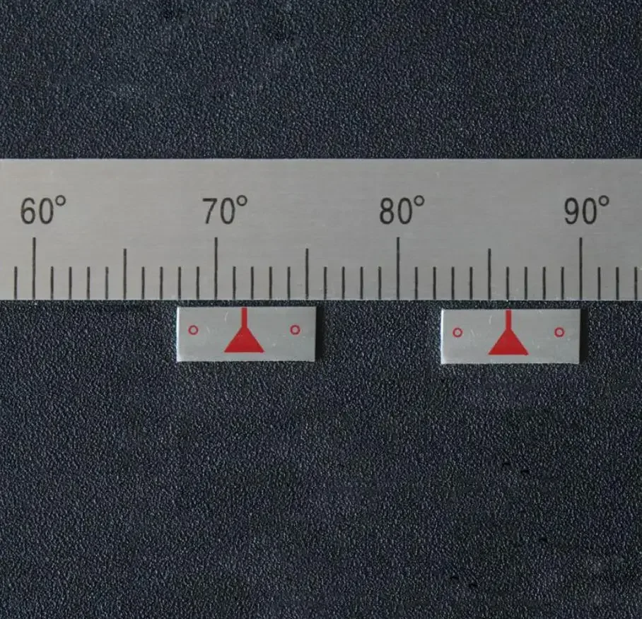 10pcs Scale Pointer Ruler Arrow Equipment Measuring Middle Line Zero Line Indicator Needle Arrow Signs (Printed) Pointer