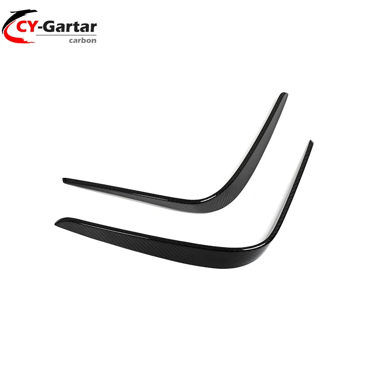 For BMW M3 M4 G80 G82 G83 2021-2024 Rear Bumper Side Air Vent Trim Glossy Black Carbon Fiber Painted Cars Accessories Body Parts