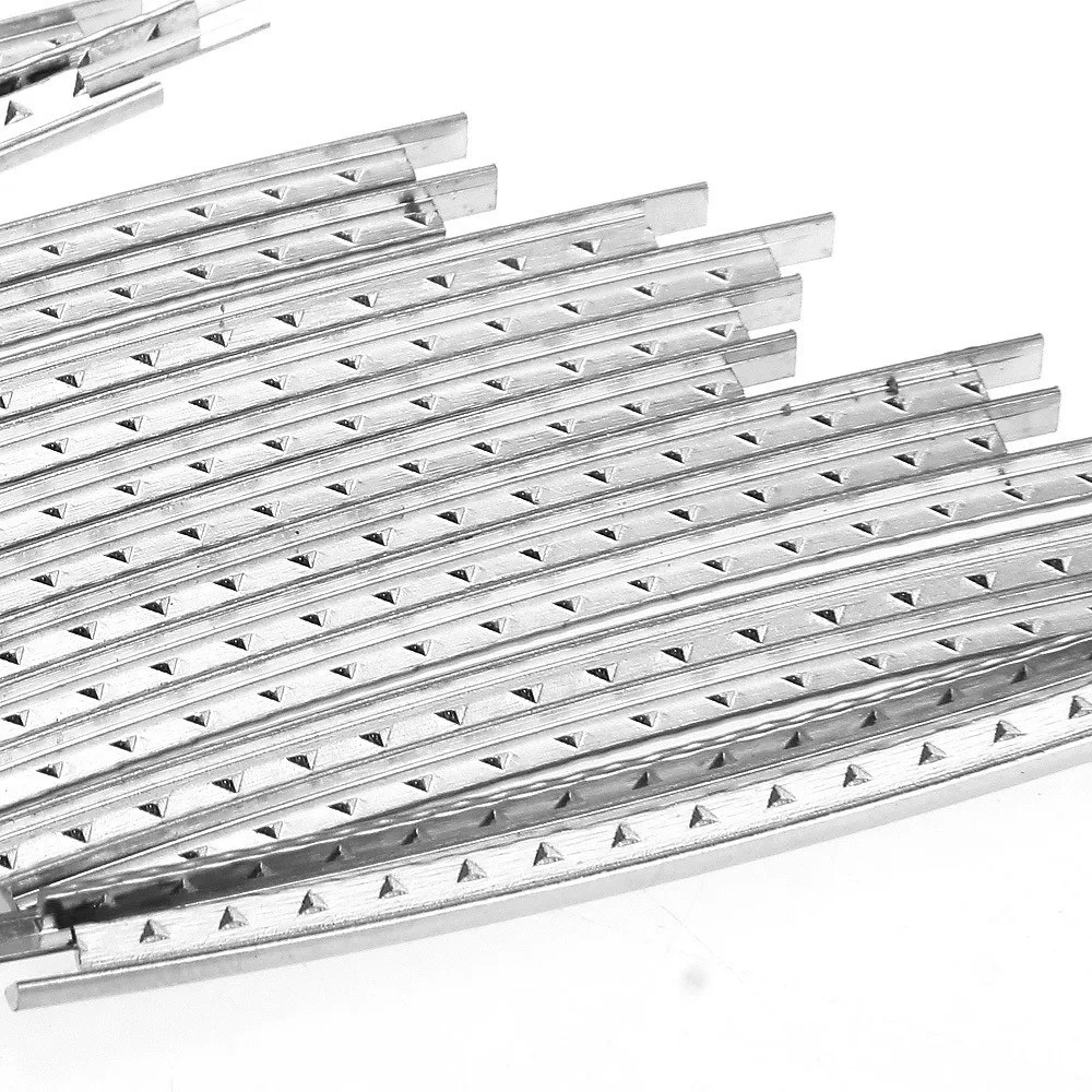 Set aus Nickel-Bunddraht, silbernen Mandolinensaiten, Gitarrenbünden, Gitarrensaiten, Gitarrenbunddraht, Bass-Zubehör – Detail 6