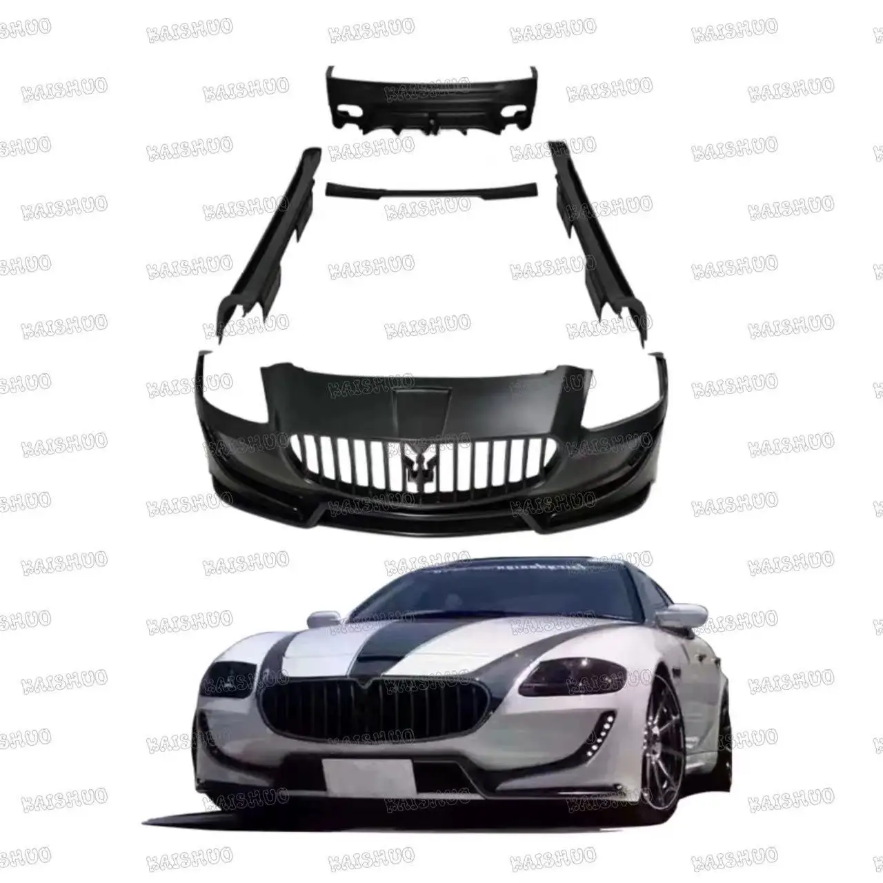 

For Maserati Quattroporte FD Style Body Kit Front Bumper Rear Bumper Side Skirts
