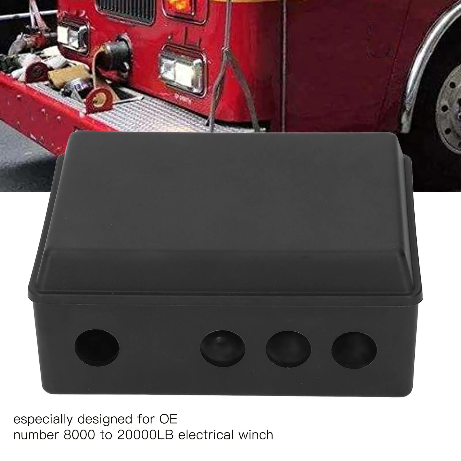 Winch Controller Housing Winch Controller Housing ABS High Strength Protection Box Kit for 8000 to 20000LB Electric Winch
